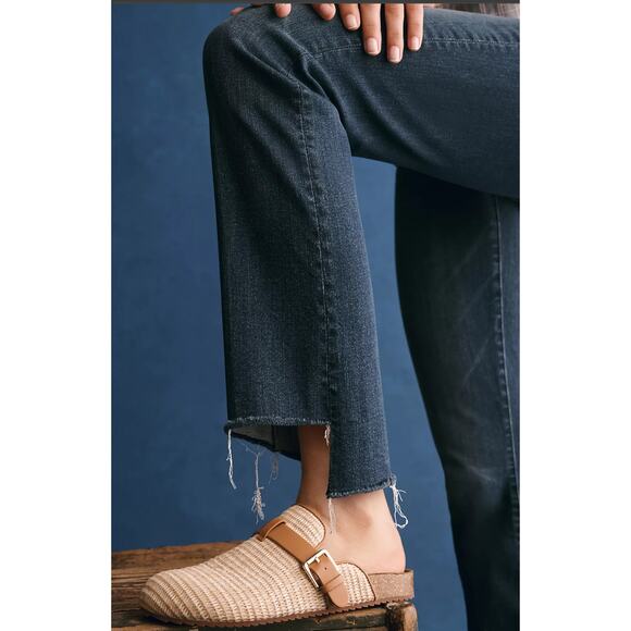 EUC MOTHER The Insider Crop Step Fray Jeans - 34 waist - Picture 4 of 7